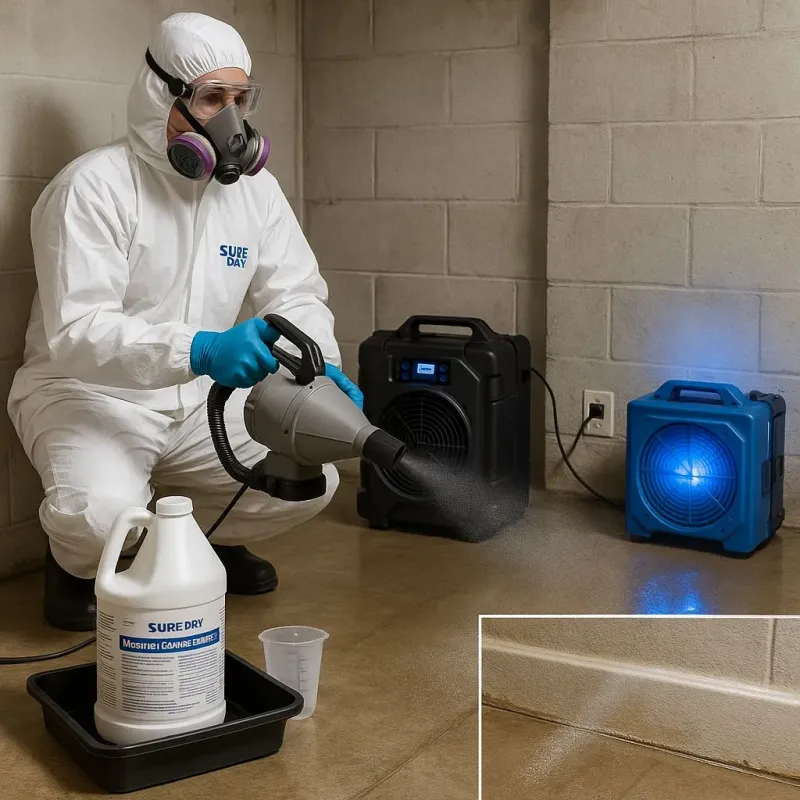 Sanitization and Odor Removal process in Weston, NJ