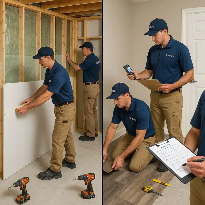 Repairs and Reconstruction process in Weston, NJ